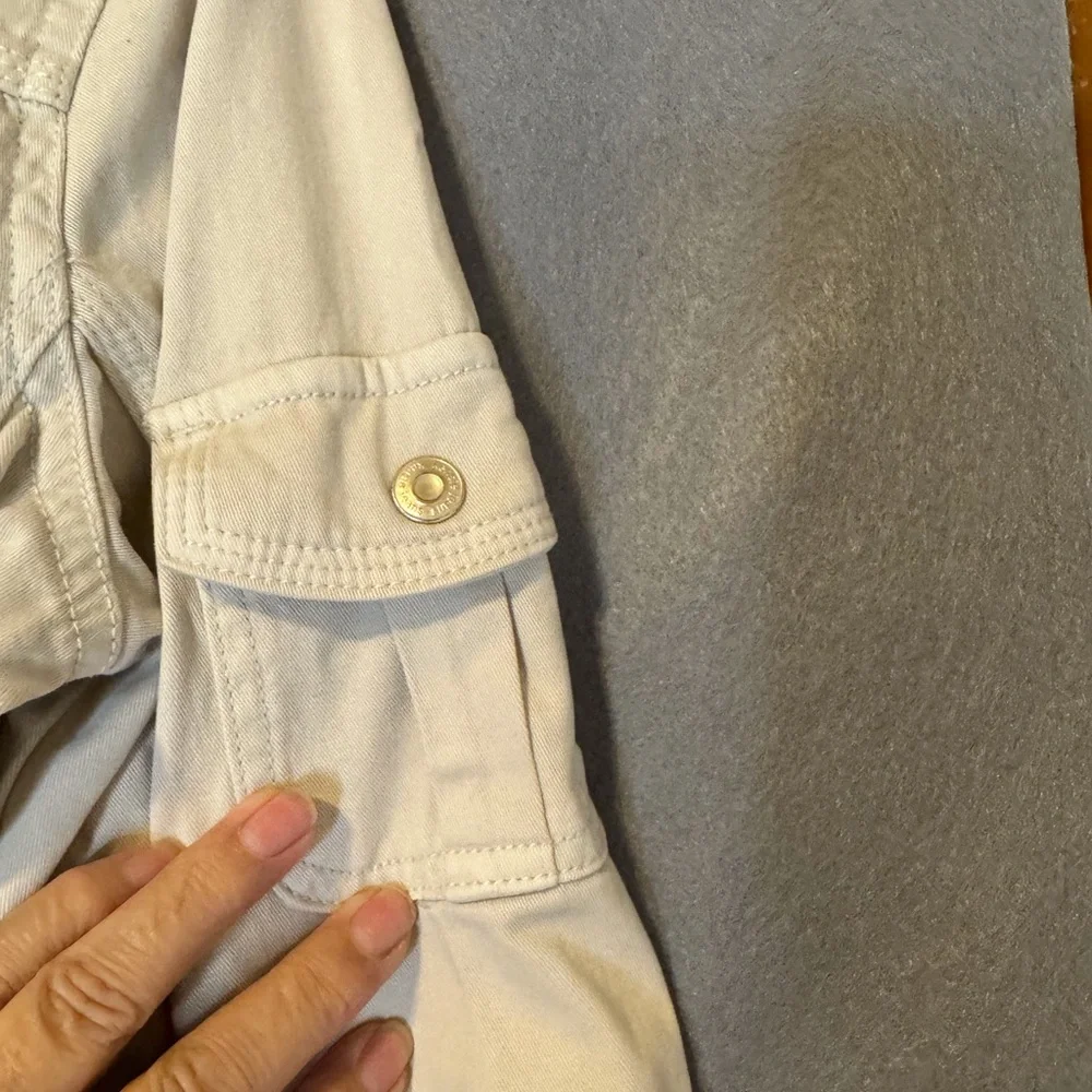Kensie Cream Utility Jacket. Very Good Used Condition. - Picture 6 of 13